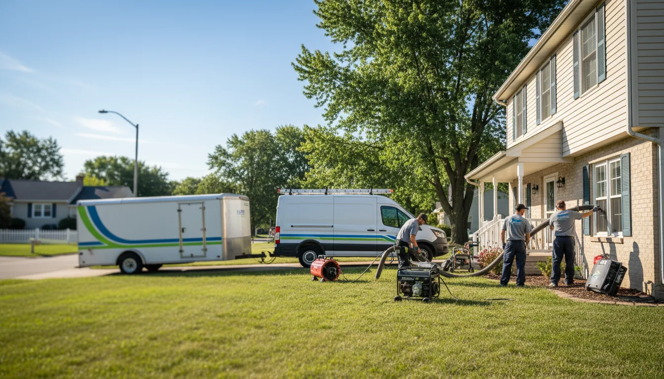 Flooded Basement Restoration And Cleanup With Repair in New Bavaria, OH near me